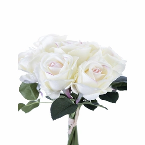 11.5" ROSE BUNDLE X7/ CREAM W/ BLUSH