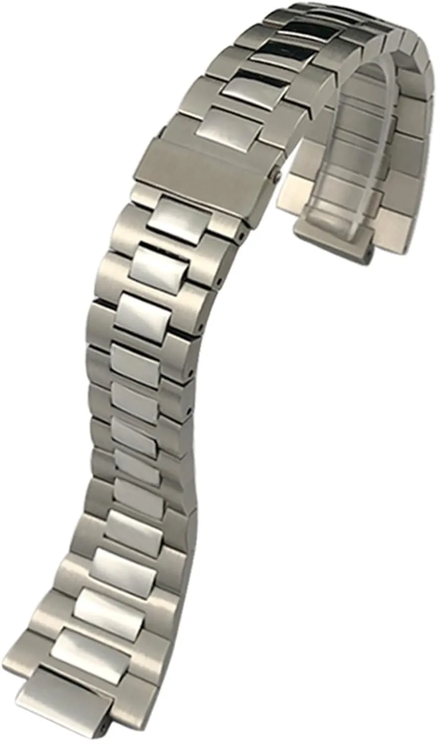 13mm Stainless Steel Watchband 25mm，For Patek Philippe NAUTILUS 5711 5726 Silver Metal Watch Strap Bracelets