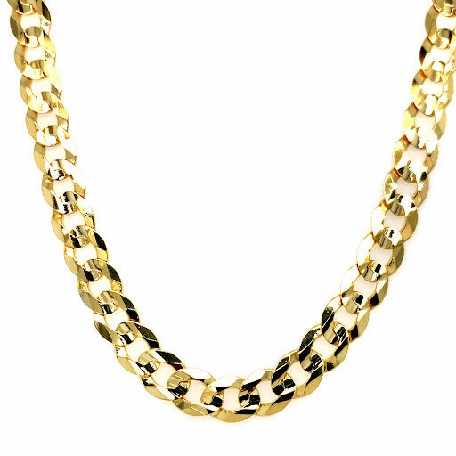 14K Yellow Gold Curb Chain 24"