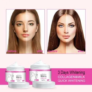 2025 new 50ml Crema Para Manchas Oscuras En La Cara, Day & Night Cream for Face Moisturizer Cream, Adecuado para varias áreas como cara, axilas, cuello, zona privade (3pcs)