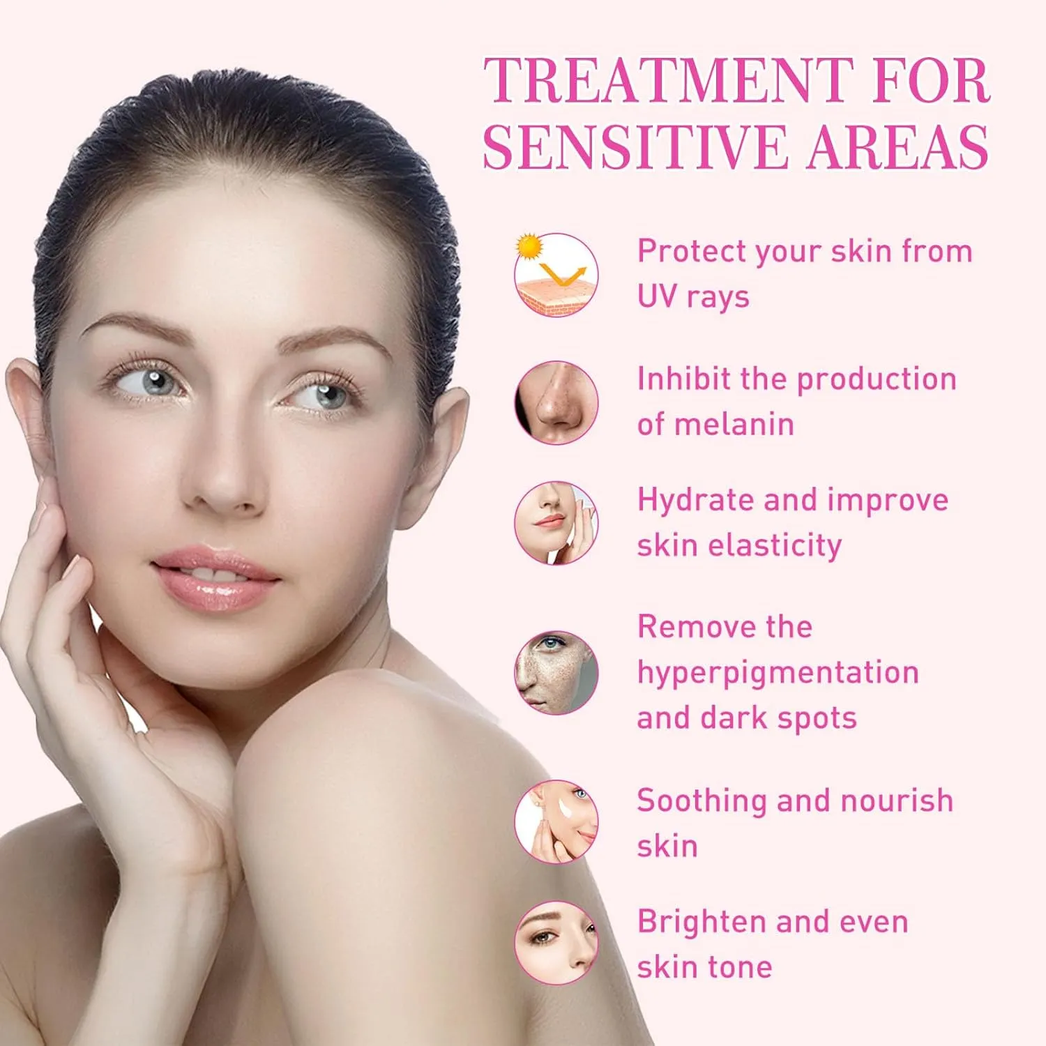 2025 new 50ml Crema Para Manchas Oscuras En La Cara, Day & Night Cream for Face Moisturizer Cream, Adecuado para varias áreas como cara, axilas, cuello, zona privade (3pcs)