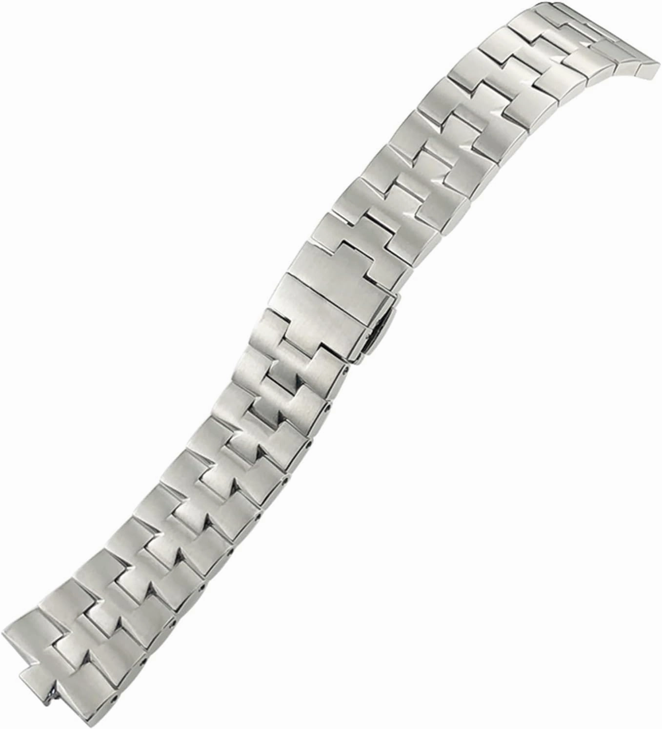 25-7mm Quick Release Solid Stainless Steel Convex Watchband For Vacheron Constantin Silver Watch Strap