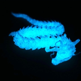 3D Printed Dragon Glow Dark,Flexible Dragon Model Statue,Home Office Decor,Interesting Toys for Autism/ADHD,Festival Gifts,Fidget Toys, Executive Desk Animals Toy (Glow in The Dark Stars)