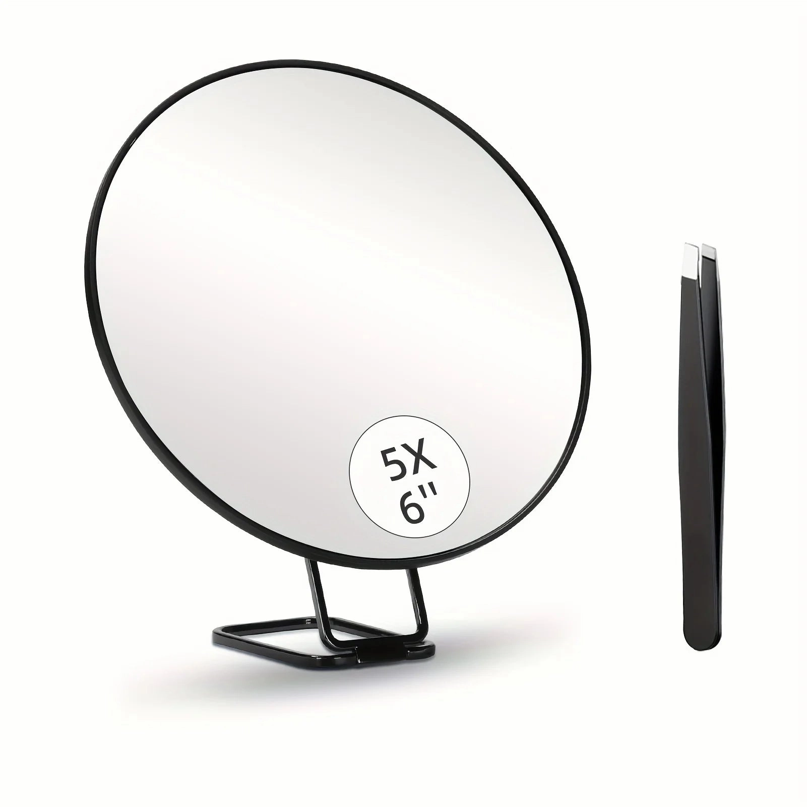 6-Inch Magnifying Makeup Mirror with Suction Cups