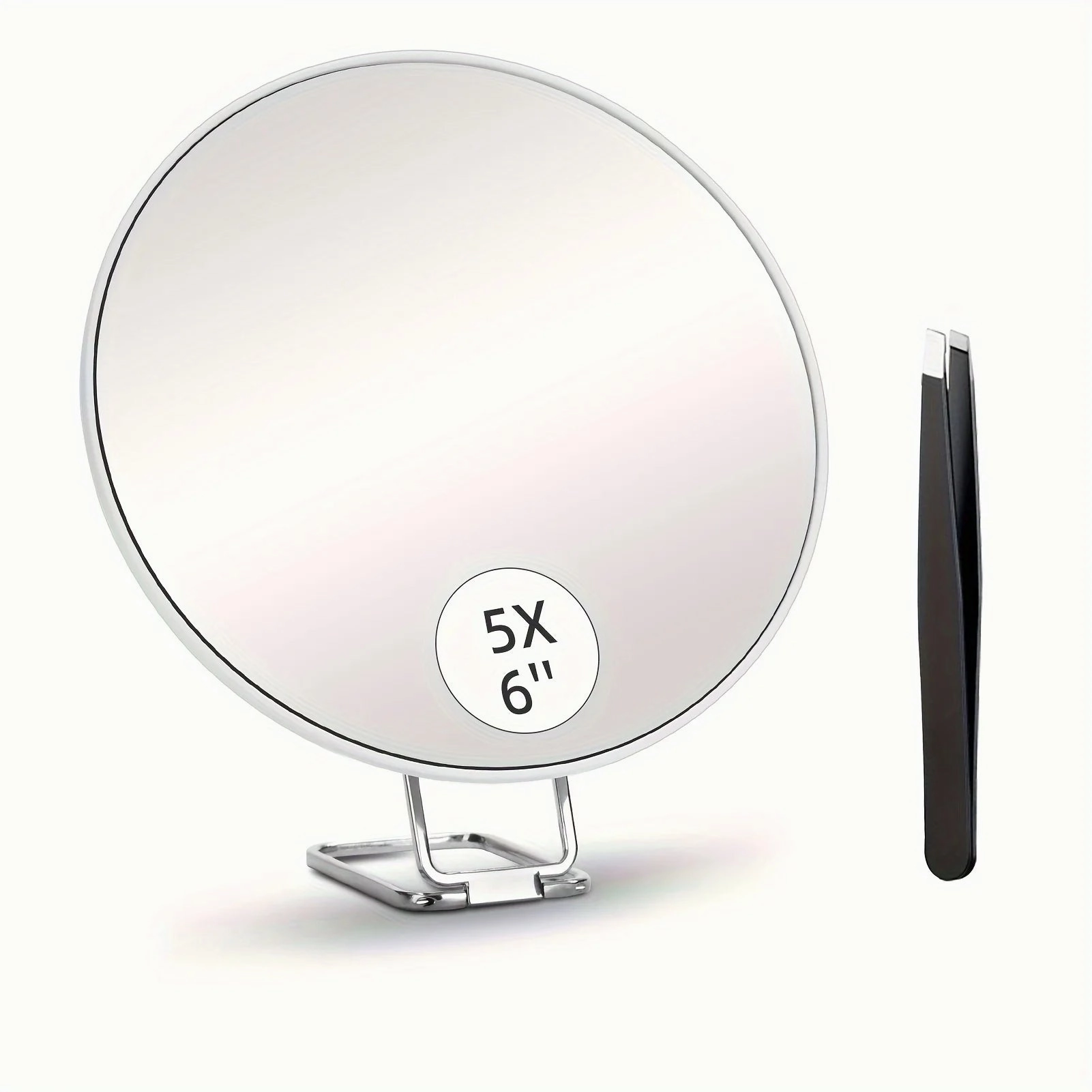 6-Inch Magnifying Makeup Mirror with Suction Cups