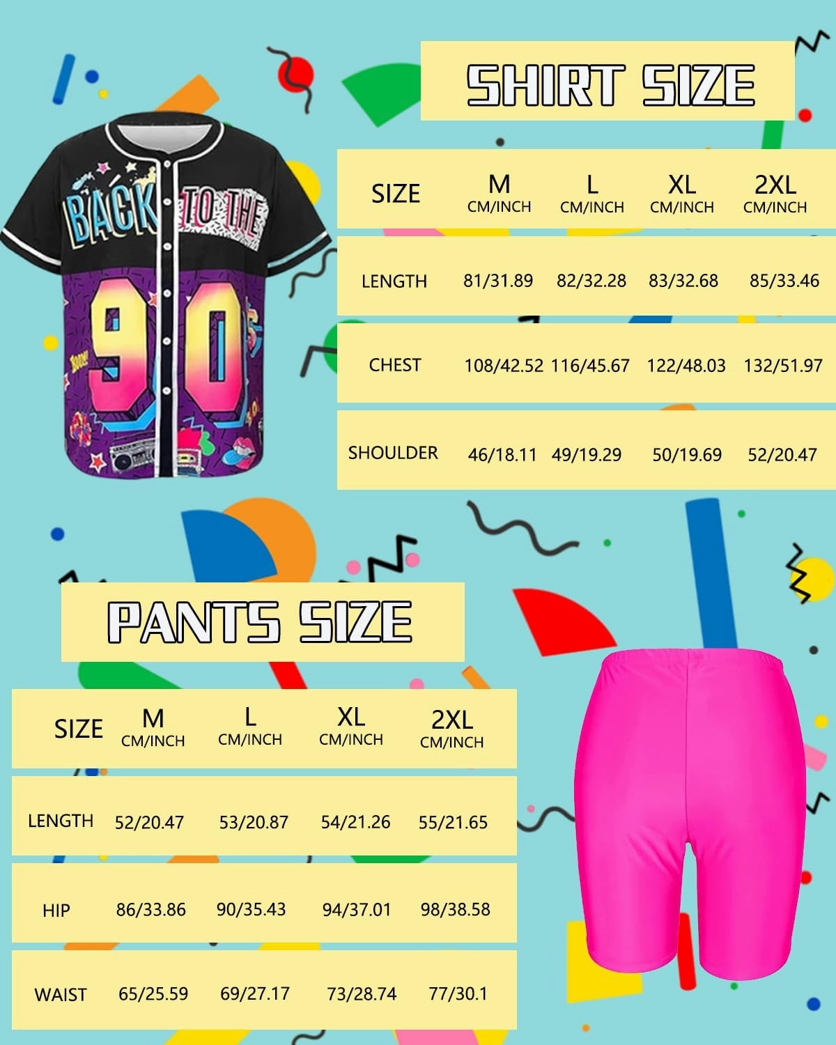 80s 90s Outfit for Women 90s Themed Party Outfits Baseball Jersey Shirts Hippop Clothes 80s Costume Accesories