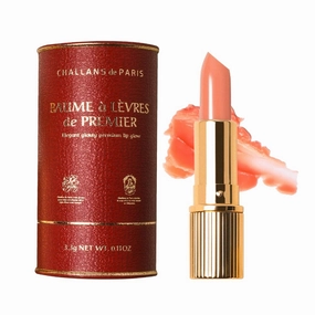 [CHALLANS de PARIS] Elegant Glossy Premium Lip Balm – Instinct Plumping and Moisturizing Lip Care, Smooth and Shiny Lip Gloss, Coral, 0.11 oz