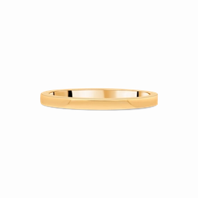 "Blush" Rose Gold Contemporary Ladies Wedding Ring