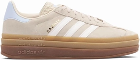 Adidas Gazelle Bold J Big Kid Sneaker (Wonder White Clear Sky, US Footwear Size System, Adult, Men, Numeric, Medium, 4)
