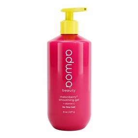 adwoa beauty Melonberry™ Vitamin C Smoothing Gel | Frizz-Fighting Gel for Curls with Squalane, Vitamin B5   Rice Protein | For Fine, Curly, or Textured Hair – 8 oz