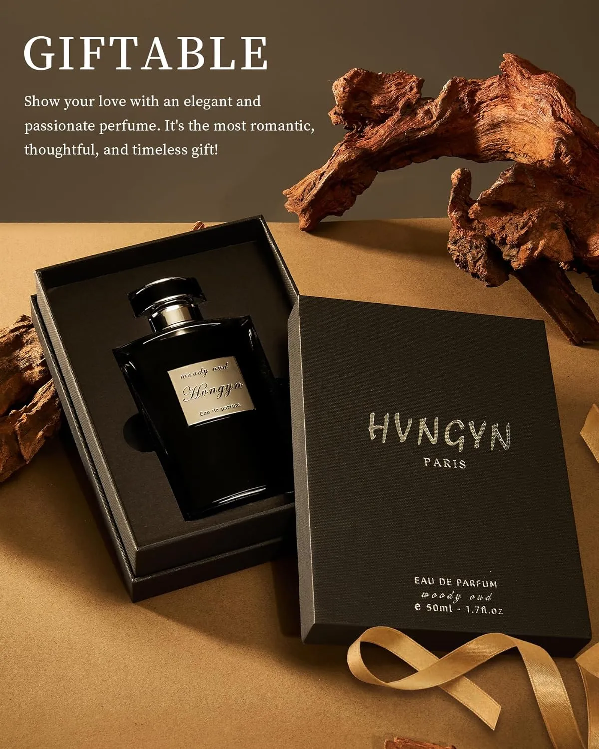 Agarwood Rosewood- Inspired by T.F Oud Wood - Luxury Scent - Eau de Parfum - Unisex Fragrance Vegan Perfume Spray for Women & Men - 1.7 fl.oz. (50ml)