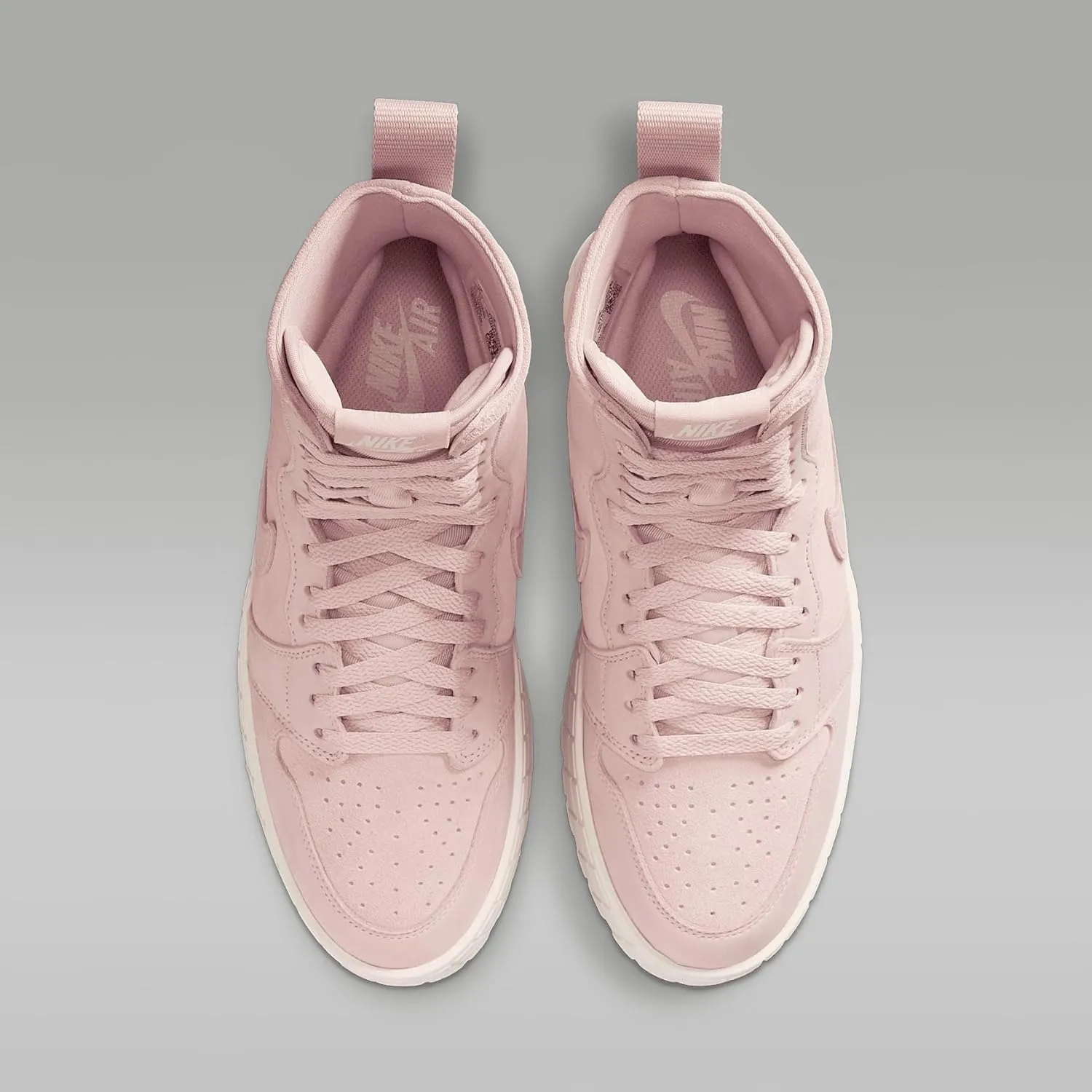 Air Jordan 1 Brooklyn Women's Boots (FJ5737-601, Pink Oxford/Pink Oxford/Phantom)