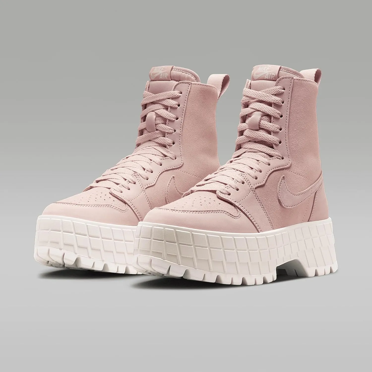 Air Jordan 1 Brooklyn Women's Boots (FJ5737-601, Pink Oxford/Pink Oxford/Phantom)