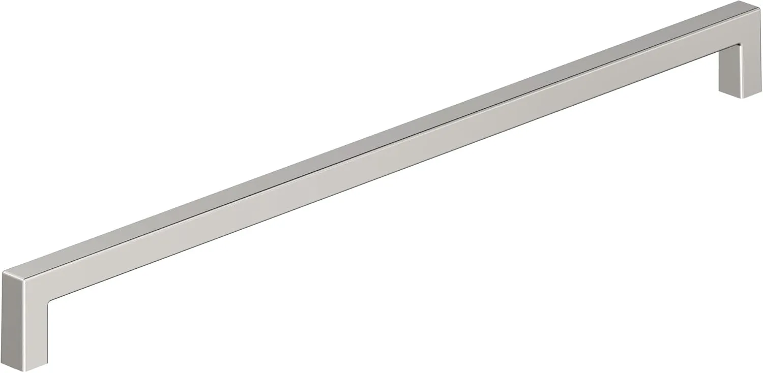 Amerock Monument 12-5/8 inch (320mm) Center-to-Center Polished Nickel Cabinet Pull, BP36911PN