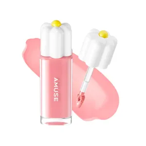 Amuse SEOUL Daisy Flower Dew Tint 13 DEW BOKSOONGA | 35% High-moisture Water Tint, Long-lasting, Vitamin E Acetate, Moisturizing, No Peel Off, Lip Treatment, Non Sticky, Korean Lip Tint for Dry Lips