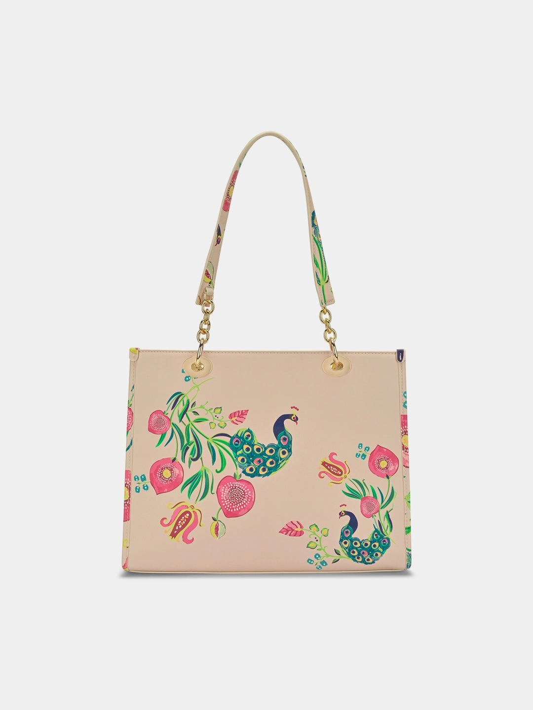 Anar Mor Print Large Box Tote Bag