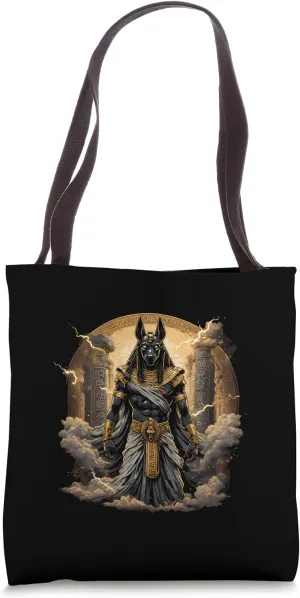 Anubis God Ancient Egypt Warrior God Tote Bag