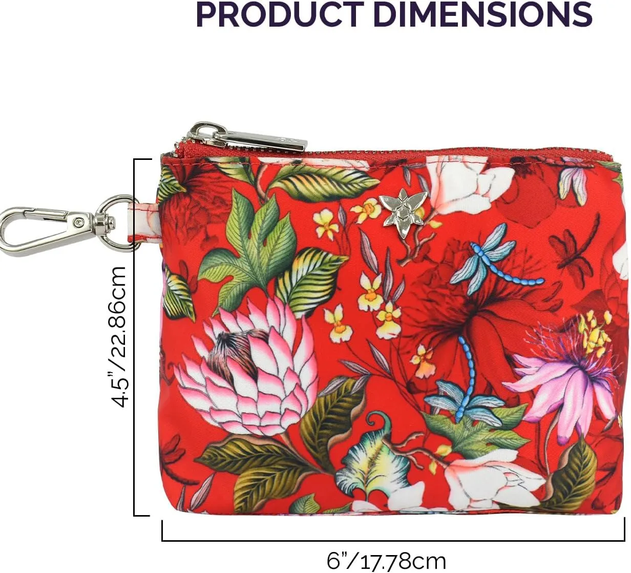 Anuschka Wanderlust Luxe Fabric Collection Women's Vegan Pouch