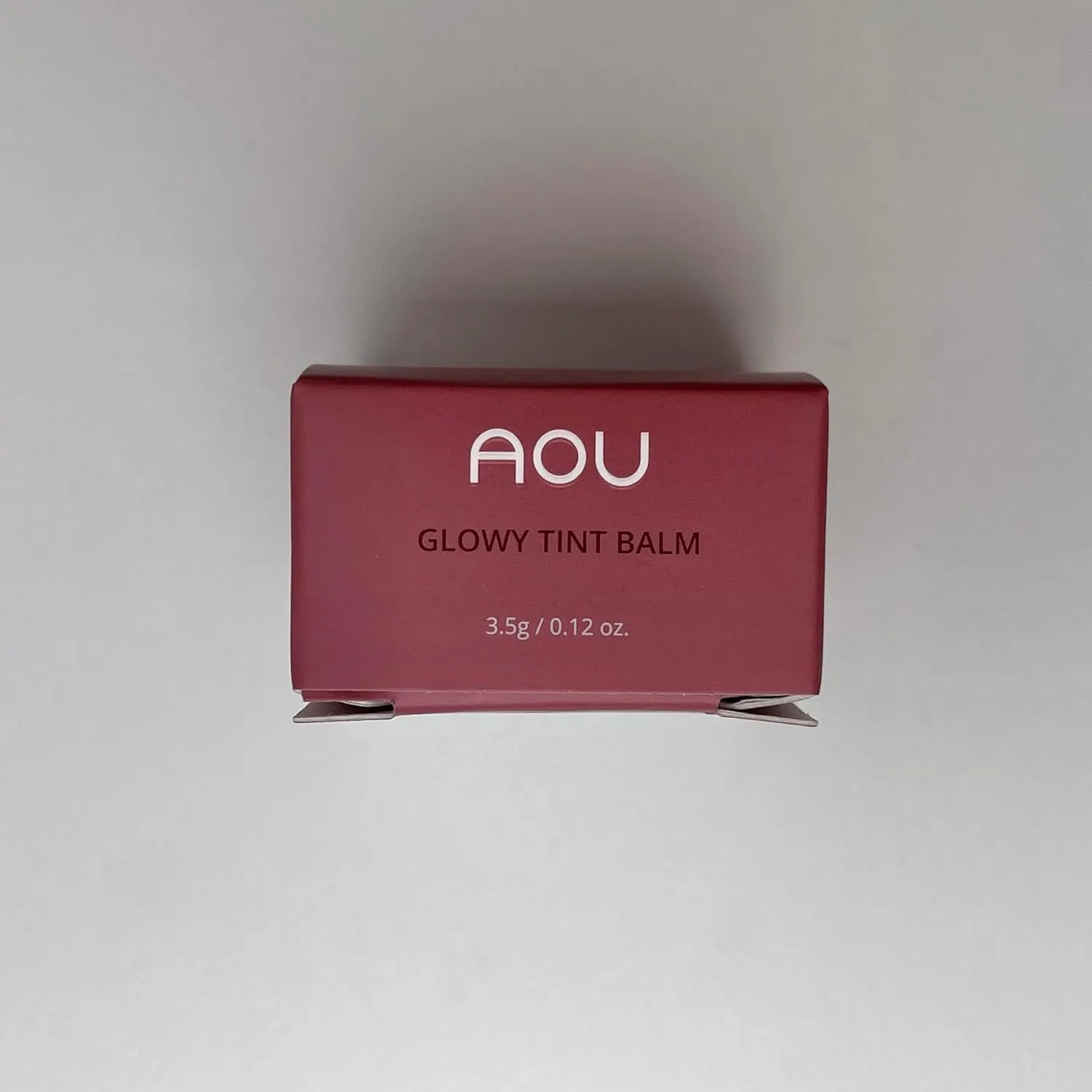 AOU GLOWY TINT BALM Tinted Lip Balm with Natural Gloss Instant Hydration for Chapped Lips 0.12Oz (05 Chocolate Balm)