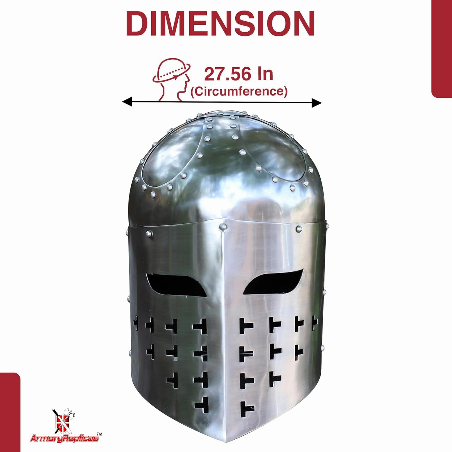 Armory Replicas™ Medieval Steel Helmets – Knight, Crusader, Sugarloaf, Great Helms & Spangenhelm Collection