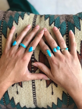 Artie Nelson Sleeping Beauty Turquoise Ring