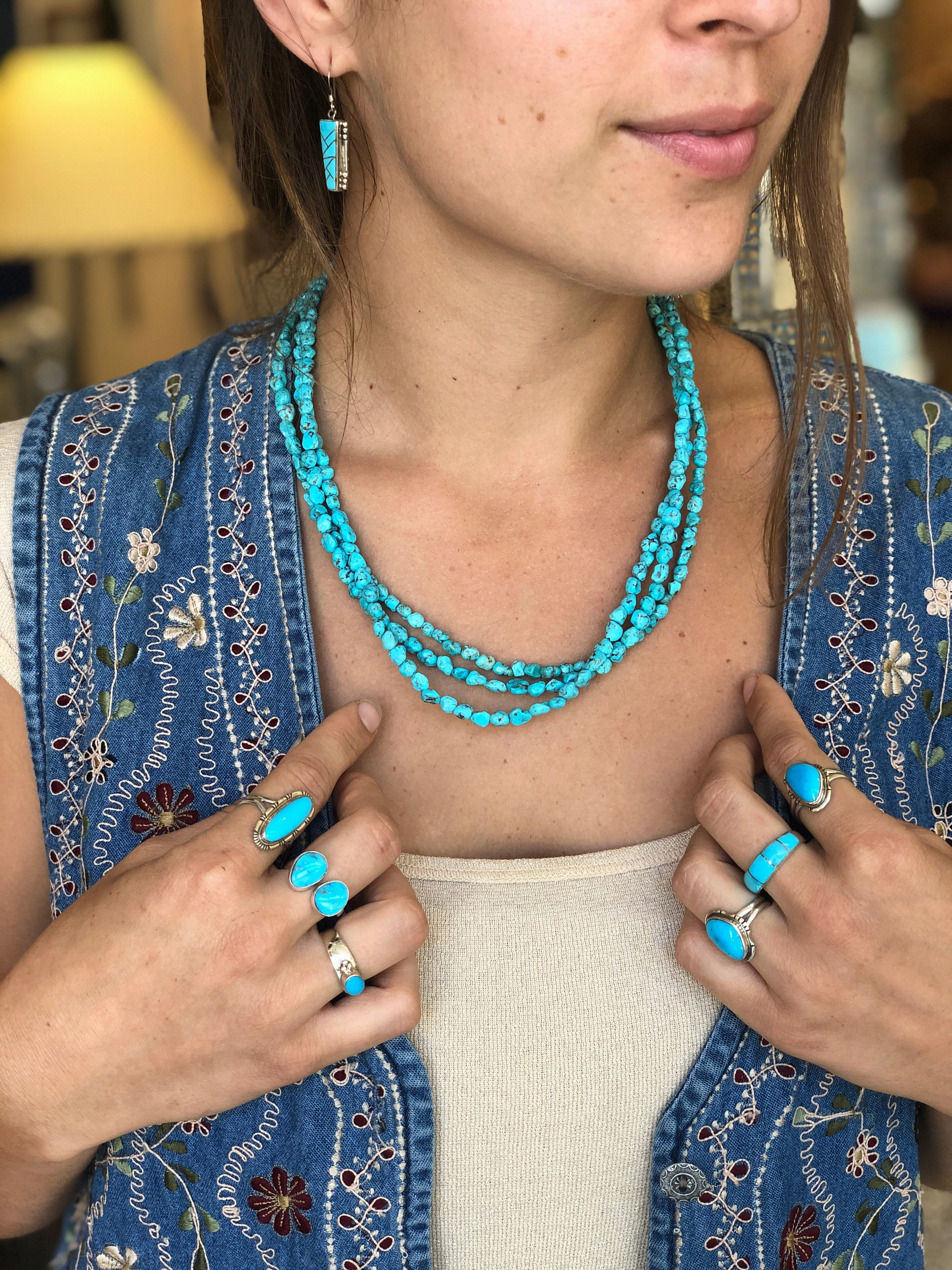 Artie Nelson Sleeping Beauty Turquoise Ring