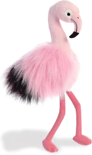 Aurora® Exquisite Luxe Boutique™ Ava Flamingo Stuffed Animal - Luxurious Elegance - Sensory Delight - Pink 12 Inches
