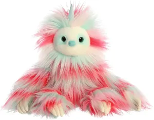 Aurora® Exquisite Luxe Boutique™ Skyler Sloth™ Stuffed Animal - Luxurious Elegance - Sensory Delight - Multicolor 14 Inches