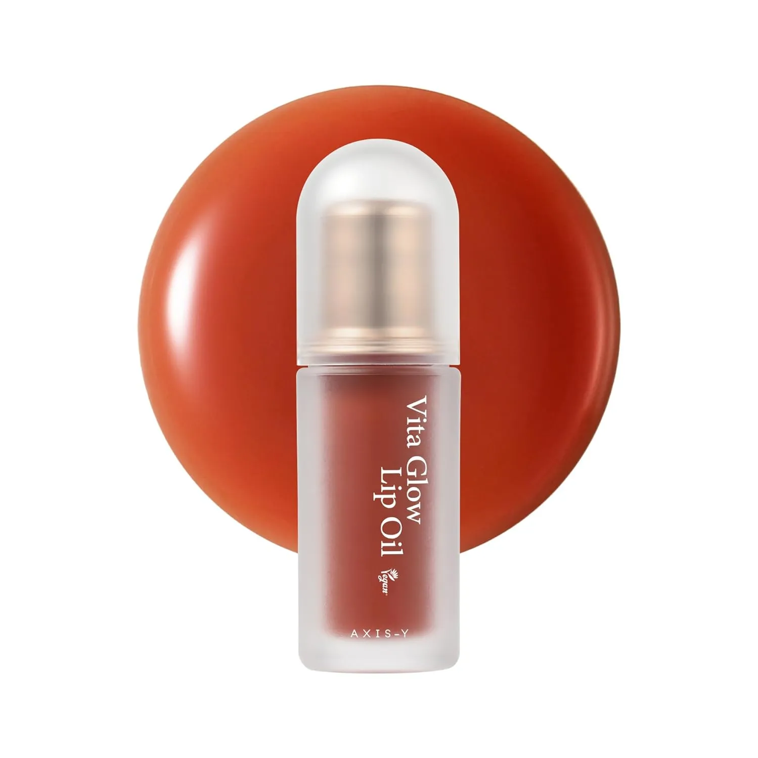 AXIS-Y Vita Glow Lip Oil with Vitamin E & Ceramide - Nourishing & Revitalizing Dry, Chapped Lips with Long Lasting Moisturization - Vegan Korean Skin Care Lip Treatment - 0.13 fl. oz. (Cozy Fig)
