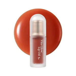 AXIS-Y Vita Glow Lip Oil with Vitamin E & Ceramide - Nourishing & Revitalizing Dry, Chapped Lips with Long Lasting Moisturization - Vegan Korean Skin Care Lip Treatment - 0.13 fl. oz. (Cozy Fig)