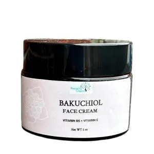 Bakuchiol Face Cream - Nature’s Gentle Retinol Alternative for Youthful, Radiant Skin - Luxurious Moisturizer for All Skin Types - 2oz