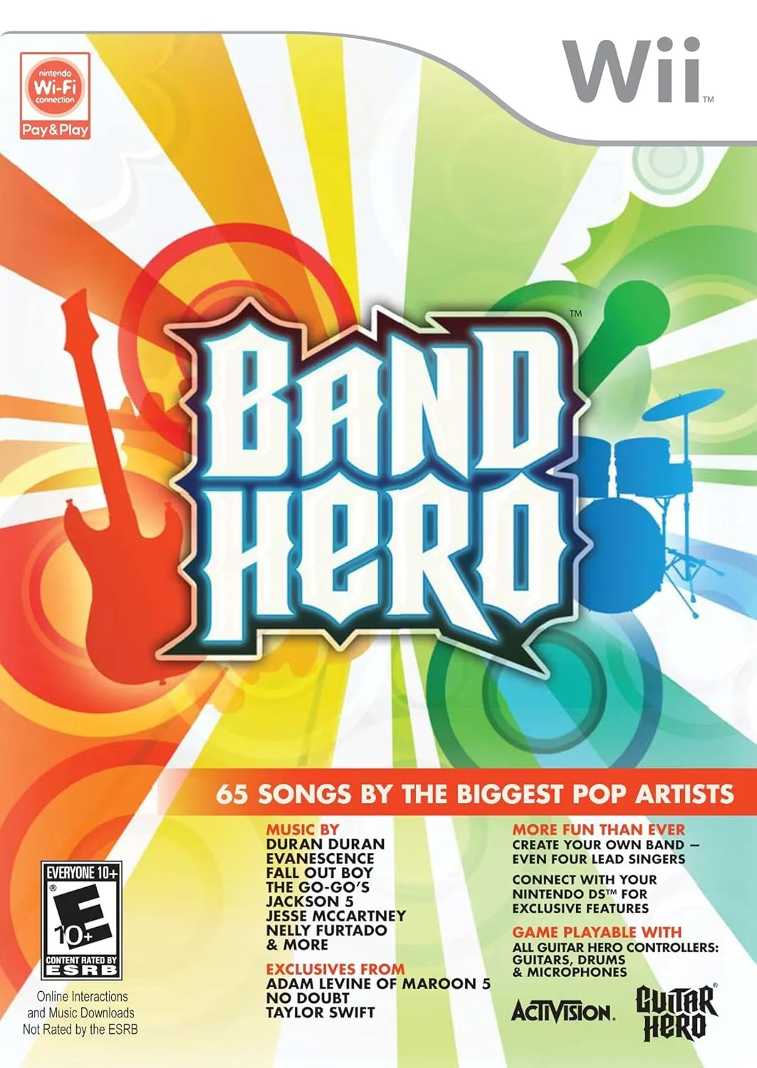 Band Hero featuring Taylor Swift - Stand Alone Software - Nintendo Wii