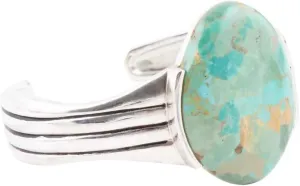Barse Jewelry Bold Blue Turquoise and Sterling Silver Cuff Bracelet