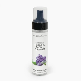 Bath & Body Fusion - Lavender Foaming Facial Cleasner | Gentle Lavender Cleanser Removes Excess Oils   Delivers Antioxidant-Rich Nutrients   Hydrates