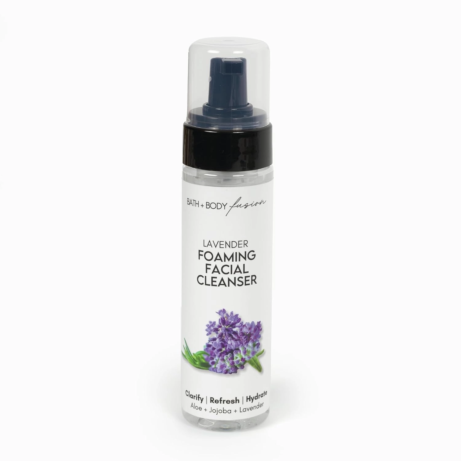 Bath & Body Fusion - Lavender Foaming Facial Cleasner | Gentle Lavender Cleanser Removes Excess Oils   Delivers Antioxidant-Rich Nutrients   Hydrates