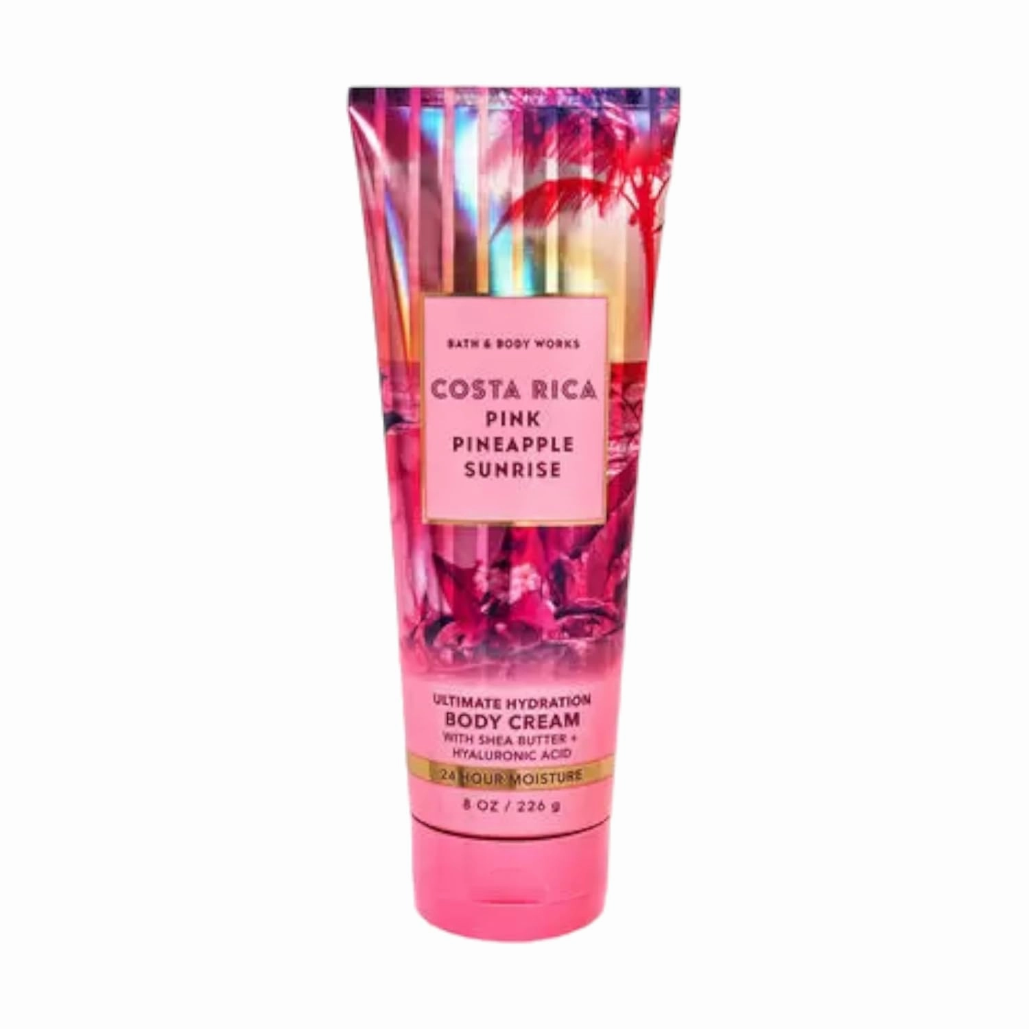 Bath & Body Works Ultimate Hydration Body Cream For Women 8 Fl Oz 1- Pack (8 Ounce (Pack of 1), Pink Pineapple Sunrise)