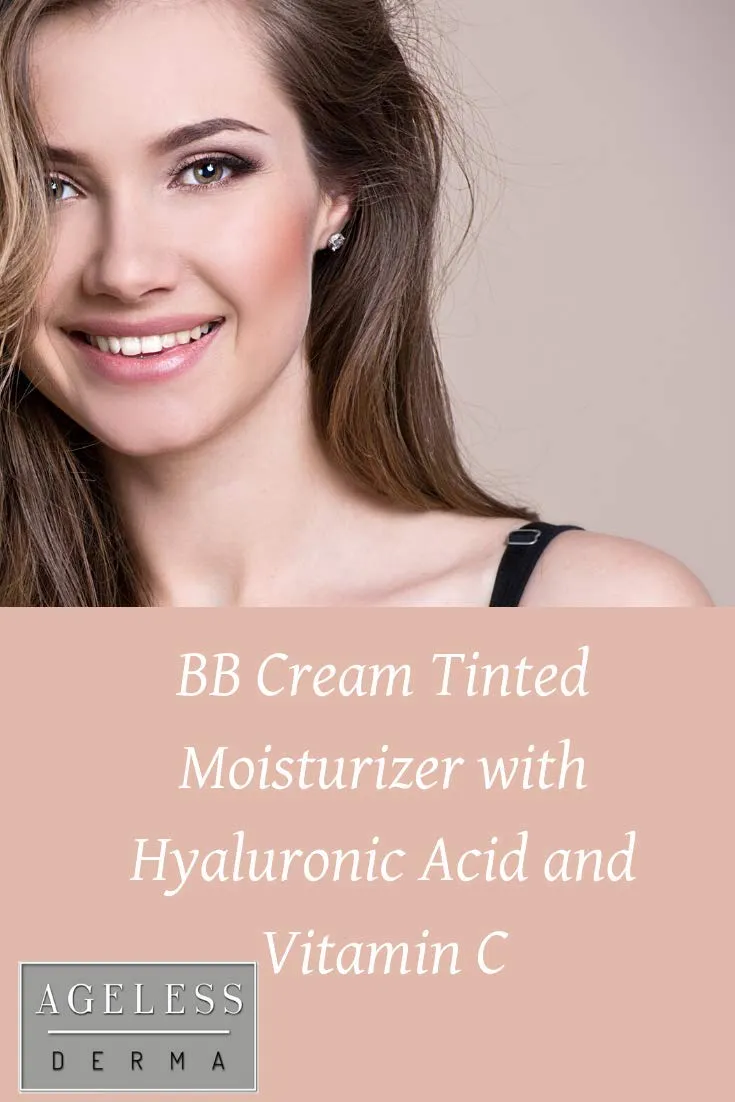 BB Cream Tinted Moisturizer with Hyaluronic Acid and Vitamin C … (Light)
