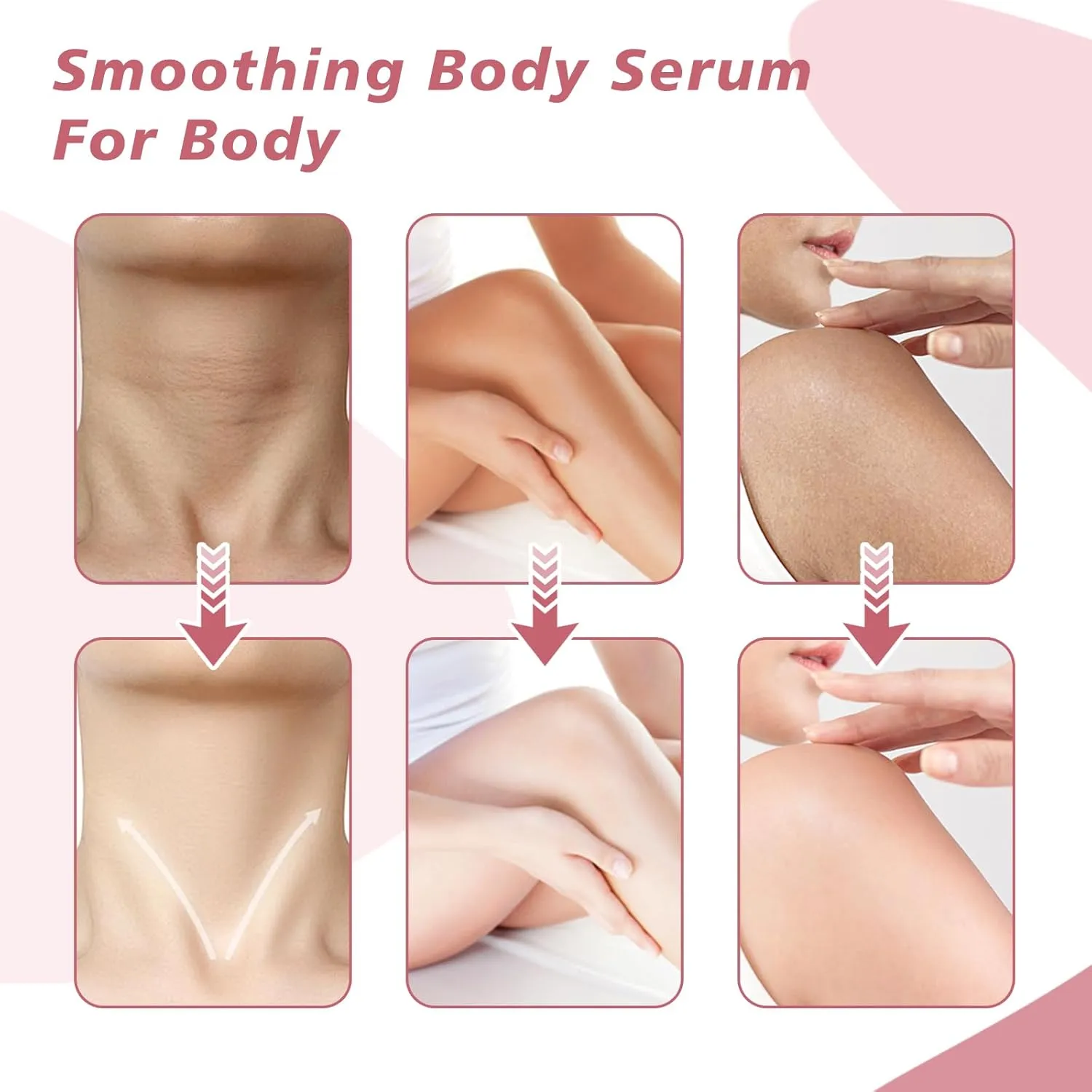 Be Glossy Body Serum for Wrinkles, Hyaluronic Acid, Vitamin E,Skin Tightening、Hydration Anti-Aging、Firming Serum 100ML/3.38 Fl Oz-1815