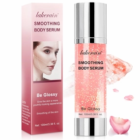 Be Glossy Body Serum for Wrinkles, Hyaluronic Acid, Vitamin E,Skin Tightening、Hydration Anti-Aging、Firming Serum 100ML/3.38 Fl Oz-1812