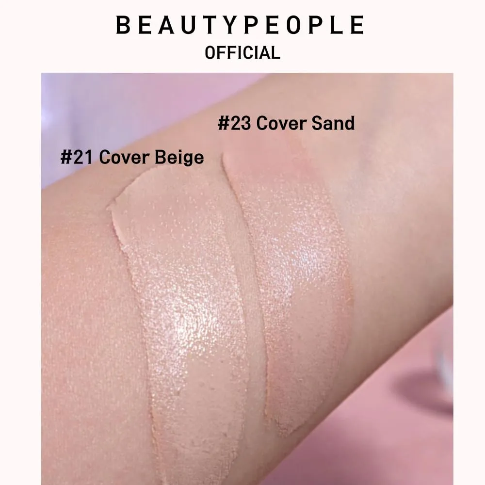 BEAUTYPEOPLE Full Cover Cushion Natural Long Lasting Make Up Liquid Foundation_#23 Cover Sand_Ver1