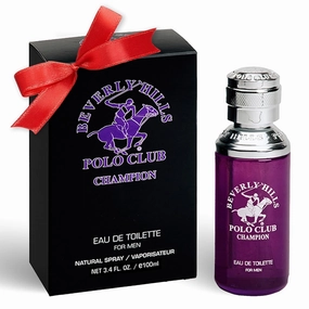 Beverly Hills Polo Club CHAMPION - Cologne for Men with Notes of Vanilla, Lily, Oakmoss & Patchouli - Sweet Floral Sexy Fragrance Scent - Eau De Toilette Spray 3.40fl.oz / 100ml