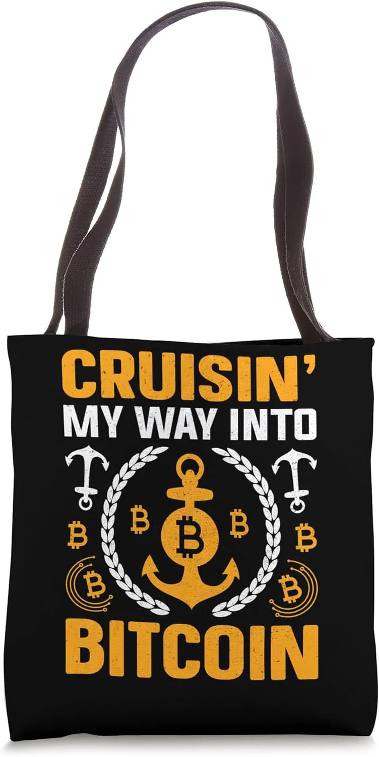 Bitcoin Reserve Mining Bitcoins Nakamoto HODL Fiat Bitcoin Tote Bag