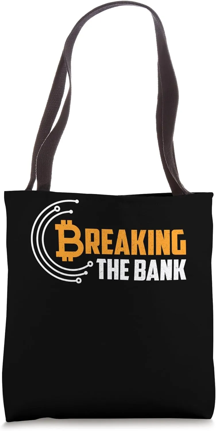 Bitcoin Reserve Mining Bitcoins Nakamoto HODL Fiat Bitcoin Tote Bag