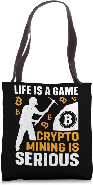 Bitcoin Reserve Mining Bitcoins Nakamoto HODL Fiat Bitcoin Tote Bag