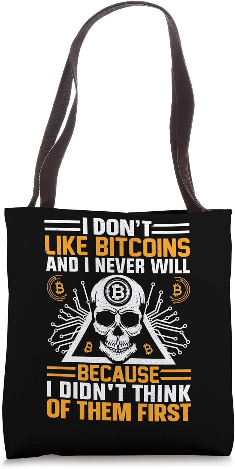 Bitcoin Reserve Mining Bitcoins Nakamoto HODL Fiat Bitcoin Tote Bag