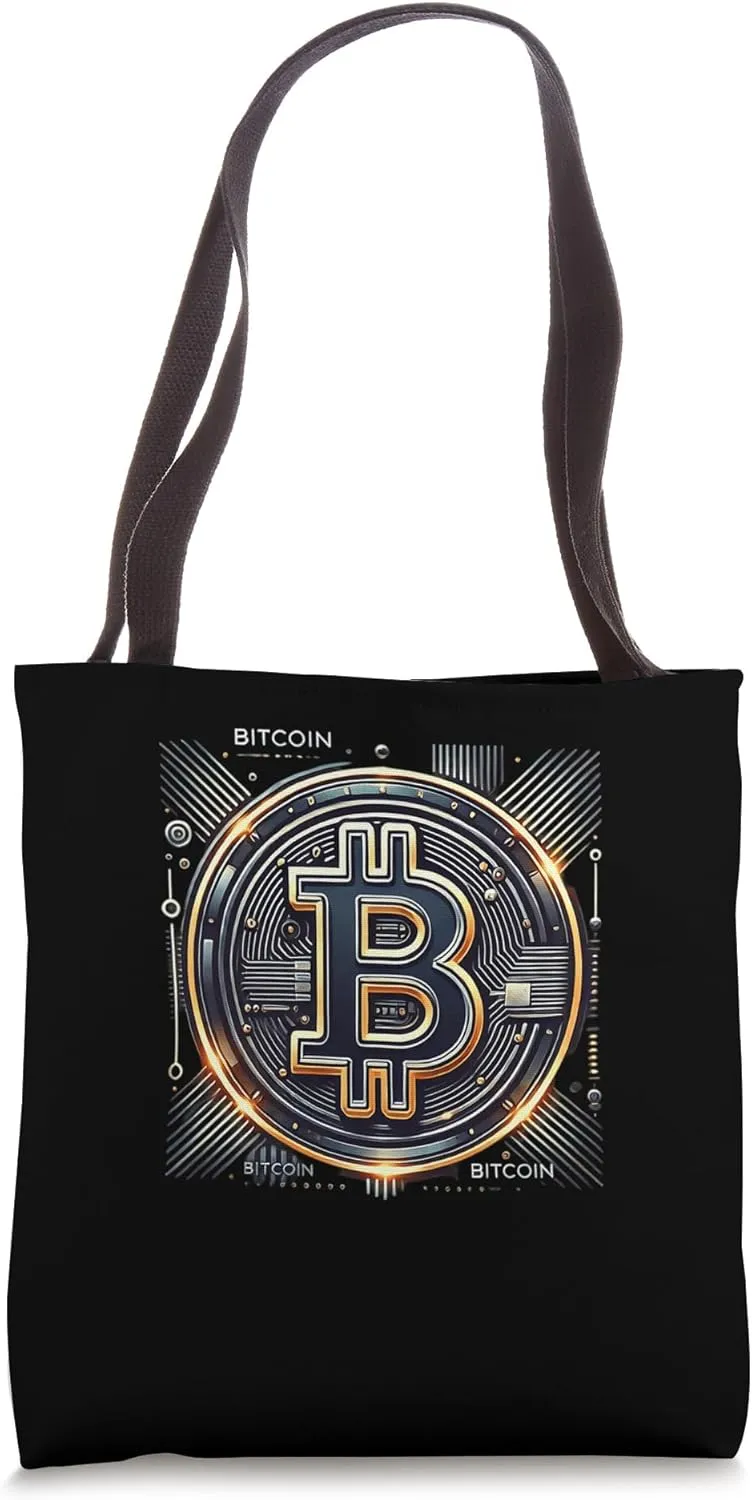 Bitcoin Reserve Mining Bitcoins Nakamoto HODL Fiat Bitcoin Tote Bag