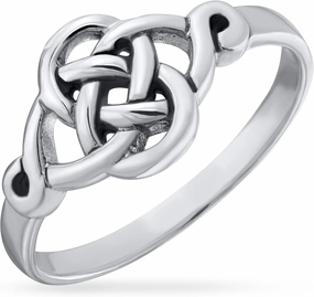 Bling Jewelry Personalize Best Friends Irish Celtic Love Knots Infinity Promise Ring Band For Women Teen Oxidized .925 Sterling Silver Customizable