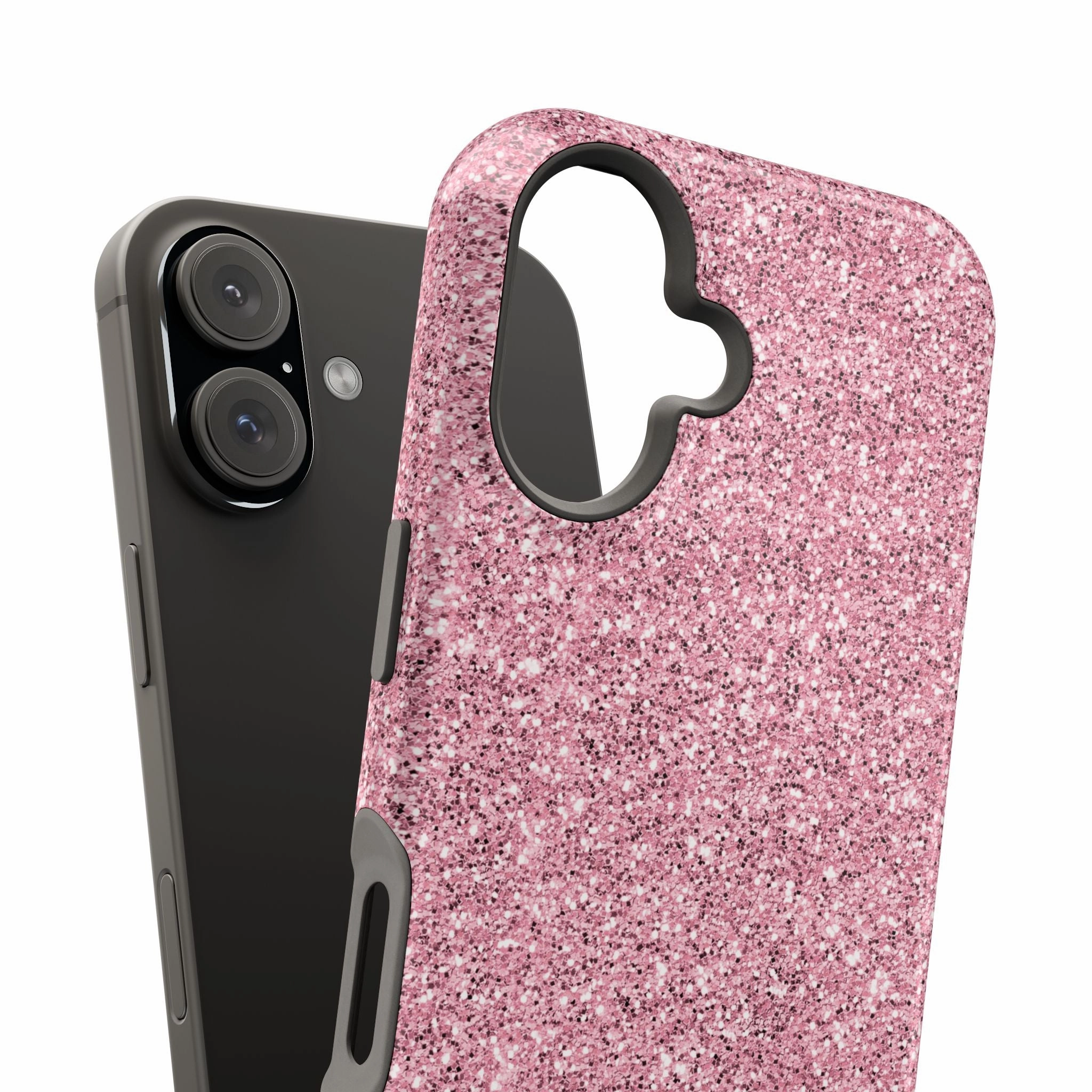 Blush Glitter Bomb Magnetic iPhone Case