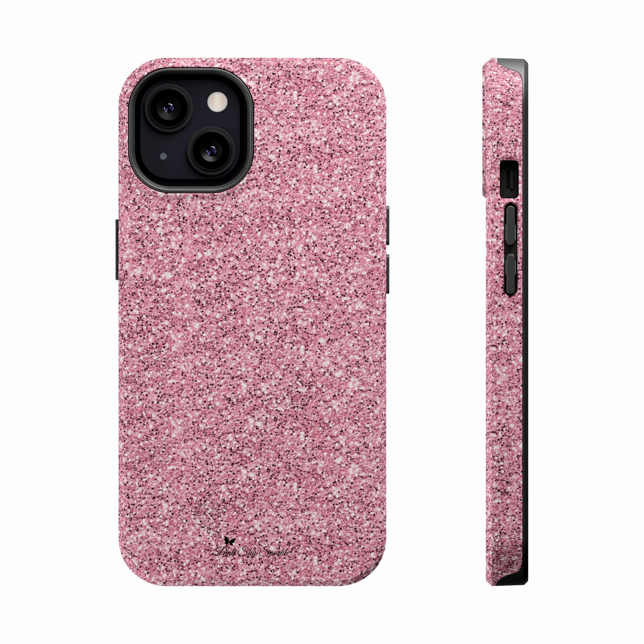 Blush Glitter Bomb Magnetic iPhone Case
