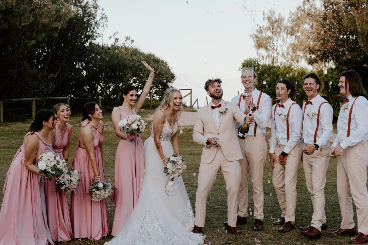 Blush Pink Infinity Gown